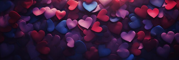 Dia dos Namorados Com fundo de coração
