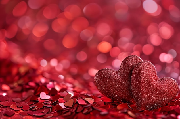 Dia dos Namorados corações fundos para cartões de saudação corações românticos foto para celebração