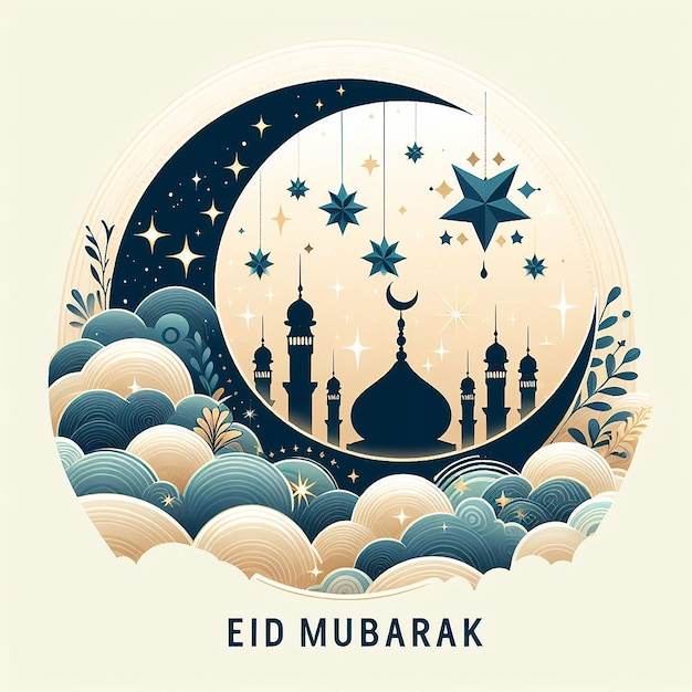 Foto el día de eid mubarak