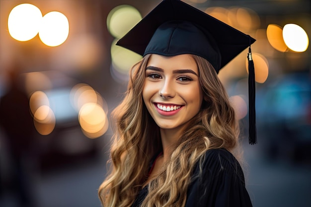 Un día de graduación alegre