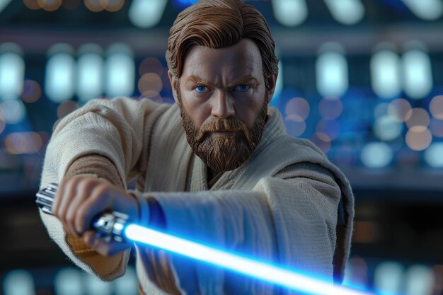 Foto día de las guerras estelares obi wan kenobi el lanzamiento de las figuras de acción de hasbro