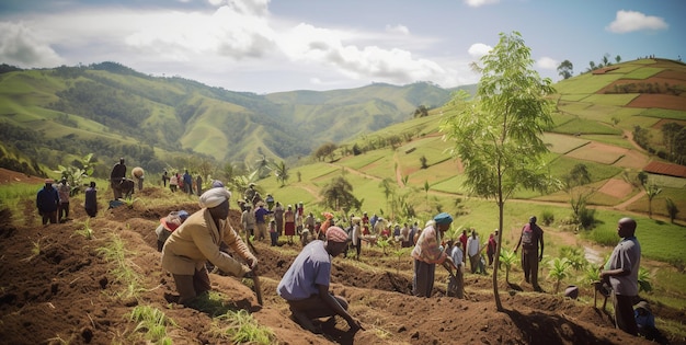 El Día Humanitario representado