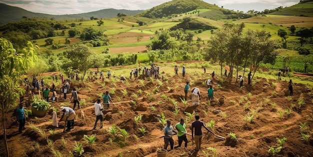 El Día Humanitario representado