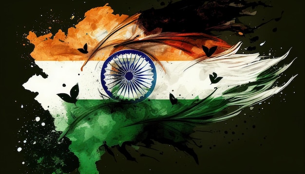 Día de la Independencia de la India por IA generativa