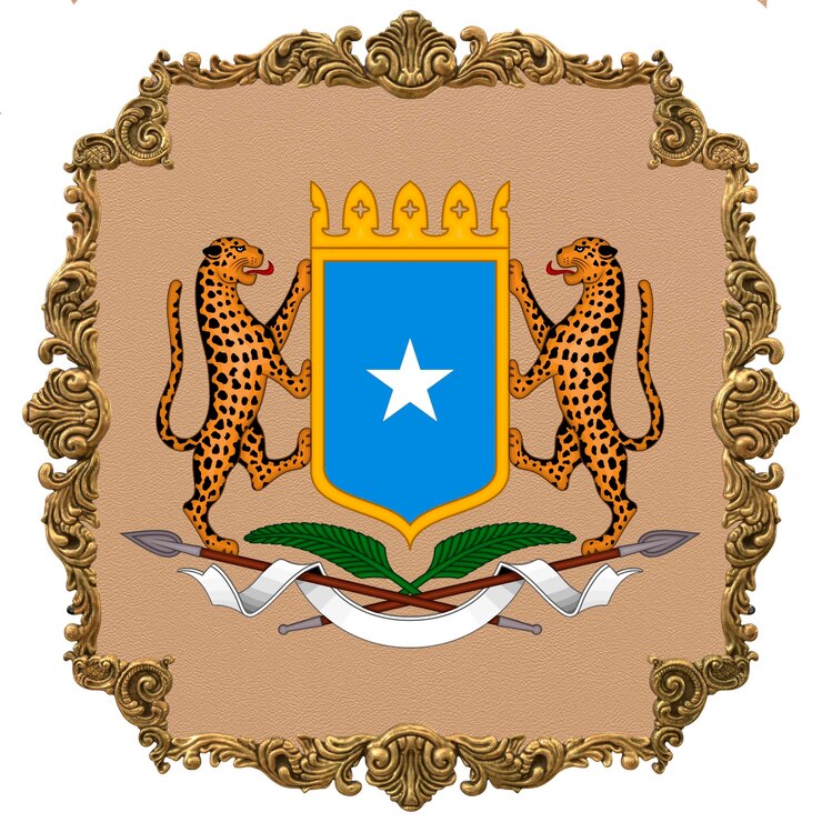 Foto día de la independencia nacional del emblema nacional de somalia