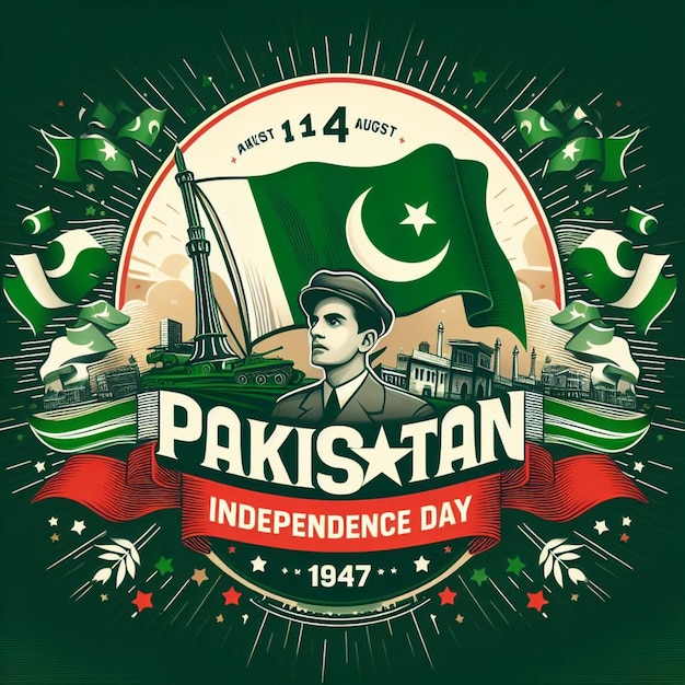 Foto día de la independencia de pakistán