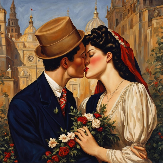 Foto el día internacional del beso