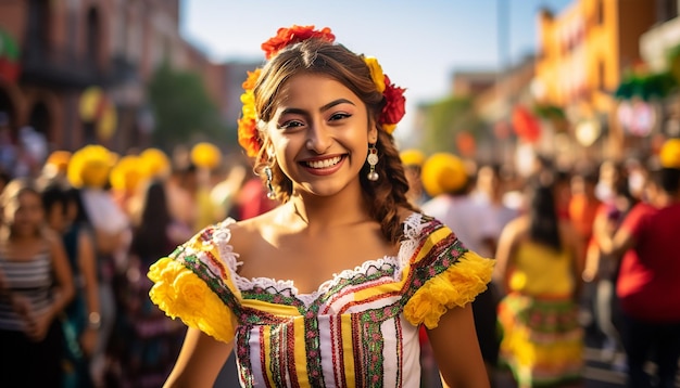 Dia Internacional do México feliz e celebração fotografia de retrato Comemoração do dia nacional th