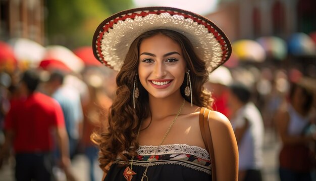 Dia Internacional do México feliz e celebração fotografia de retrato Comemoração do dia nacional th