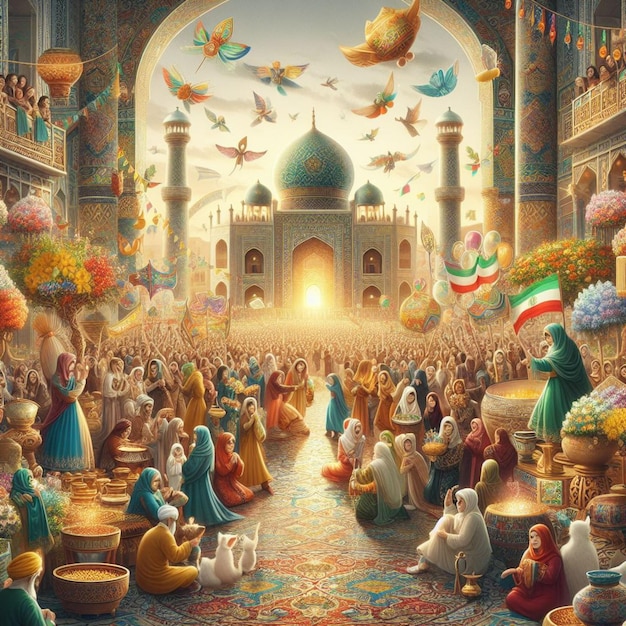 Foto dia internacional do nowruz