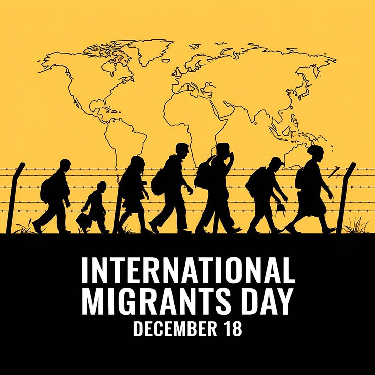 Foto dia internacional dos migrantes comemora-se em 18 de dezembro