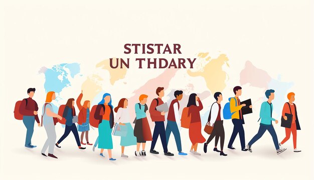 Día Internacional de los Estudiantes 17 de noviembre Concepto del día mundial de los estudiantes