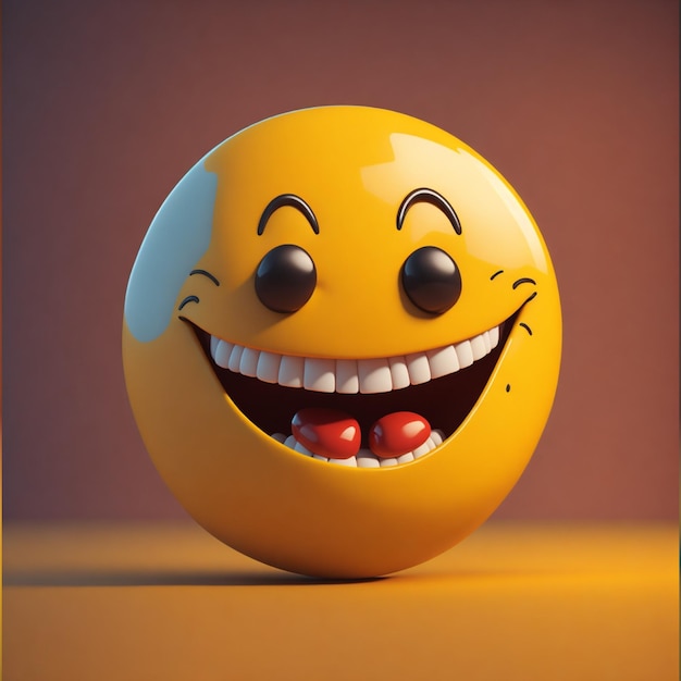 Día Internacional de la Felicidad Concepto Diseño sonrisa emoji