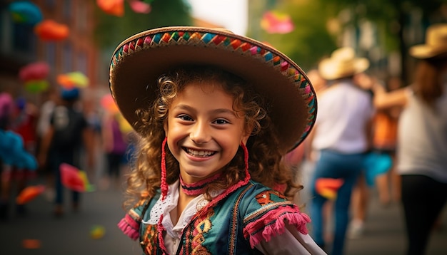 Día Internacional de México feliz y celebración fotografía de retrato Celebración del día nacional th