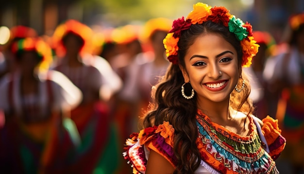 Día Internacional de México feliz y celebración fotografía de retrato Celebración del día nacional th