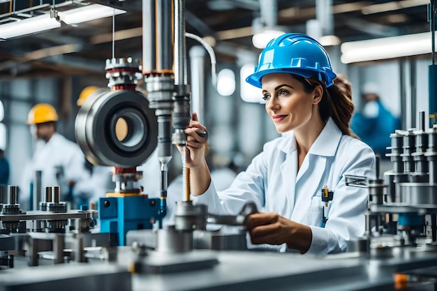 Foto día internacional de la mujer en la ingeniería