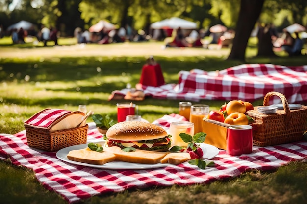 Foto día internacional del picnic