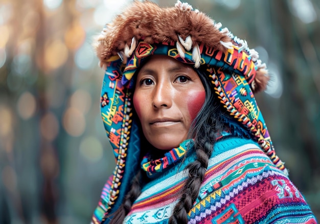 Foto día internacional de los pueblos indígenas generados por la ia