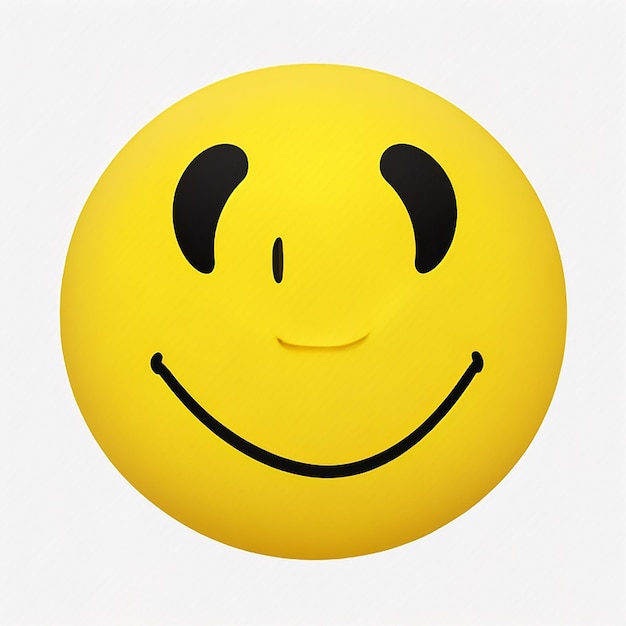 Foto día internacional de la sonrisa con icono emoji