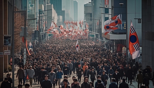 Día de la Liberación Nacional de Corea del Sur feliz y fotografía de celebración.