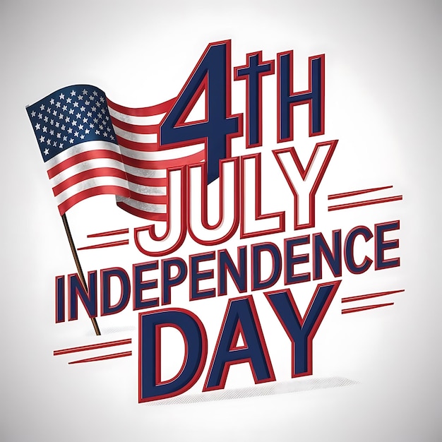 Día de la Libertad de los Estados Unidos 4 de julio generado por ai