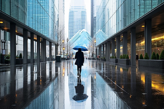 Día de lluvia en la ciudad