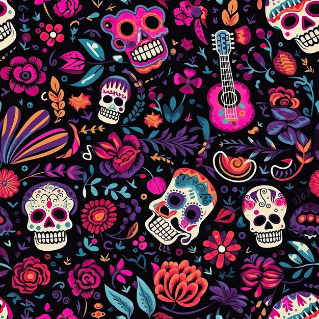 Foto el día de los muertos celebra la vida y el recuerdo