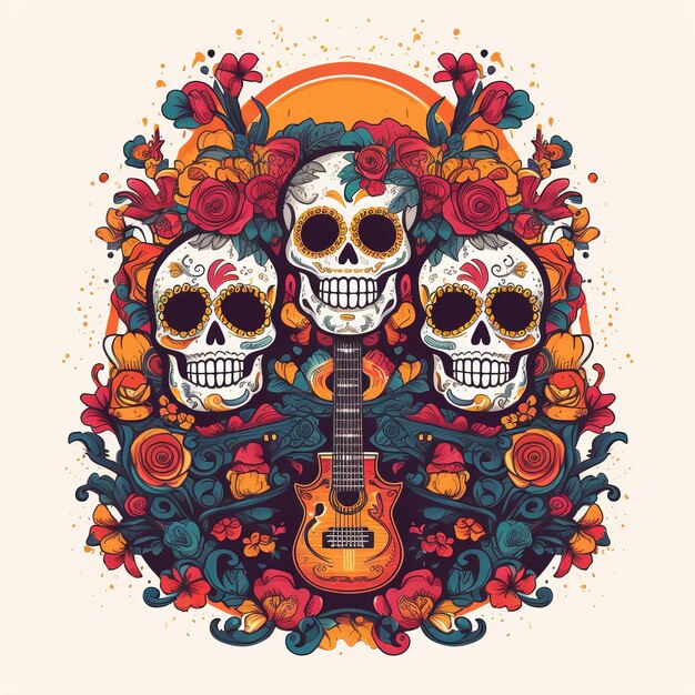 Dia de los muertos Día de los muertos fiesta mexicana