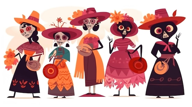 Dia de los muertos Día de los muertos fiesta mexicana