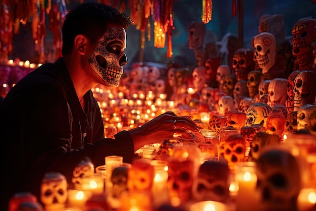 Día de los Muertos Fiesta de Carnaval Celebración festiva