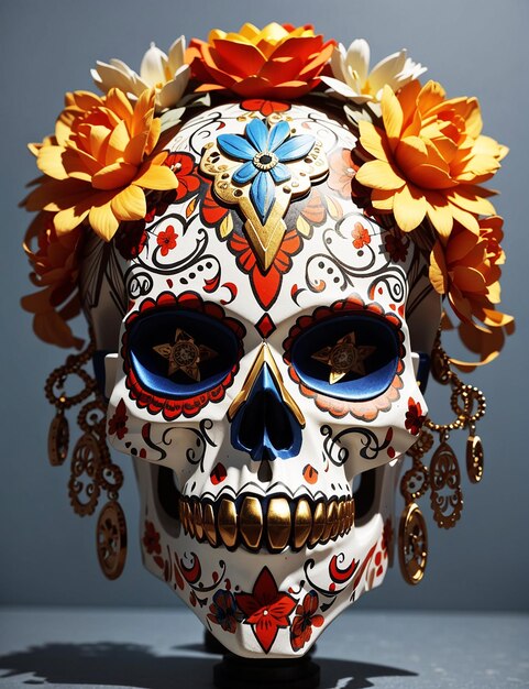 Día de Muertos generado por IA