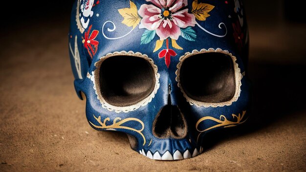 Foto el día de los muertos obra de arte de fondo papel tapiz