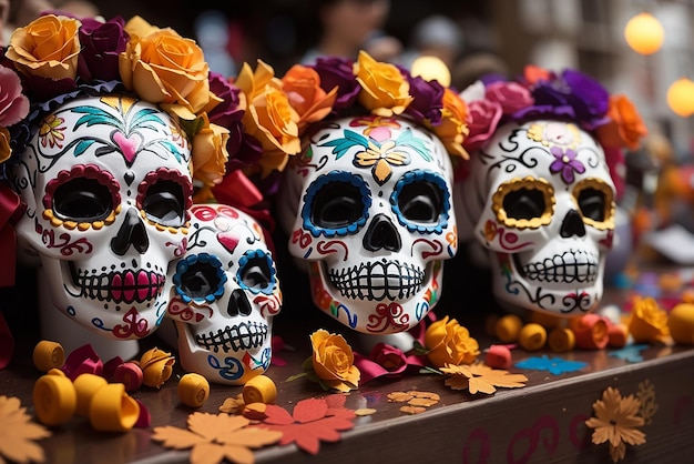 Día de los Muertos recordando a los difuntos