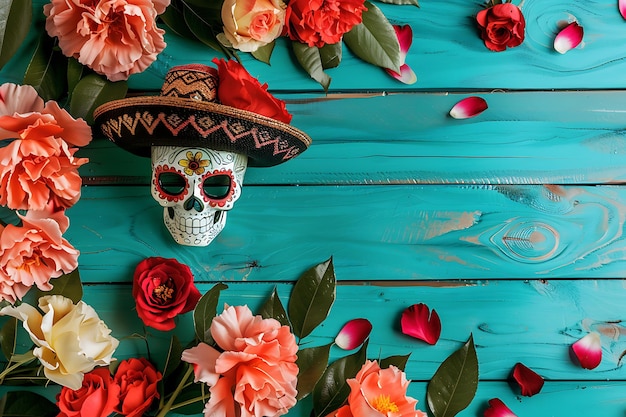 Día de los muertos tarjeta dia de los muertos