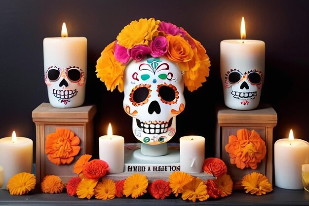 El día de los muertos.