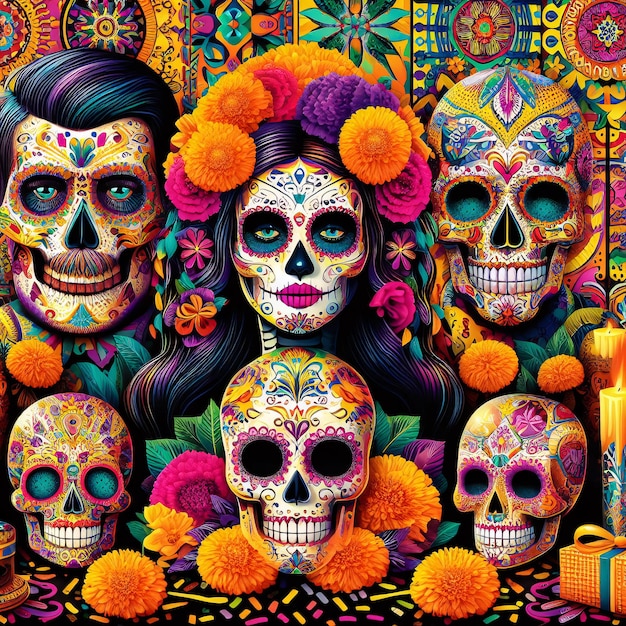 Foto el día de los muertos.