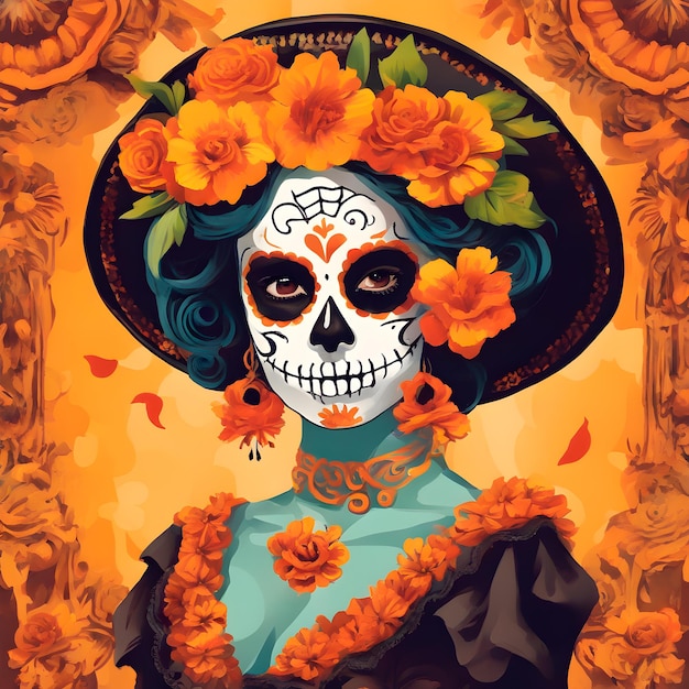 El día de los muertos.