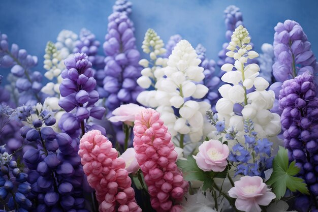 Día de la Mujer 8 de marzo Flores de primavera Fondo Día de la Madre