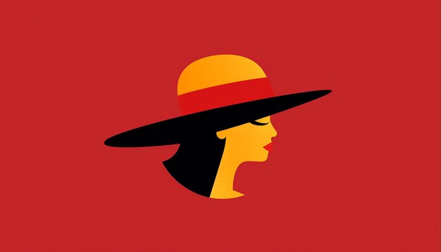 dia de la mujer emprendedora logo minimalista 2d