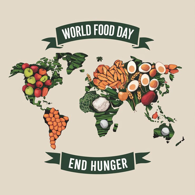 El Día Mundial de la Alimentación Una fiesta visual de platos mundiales