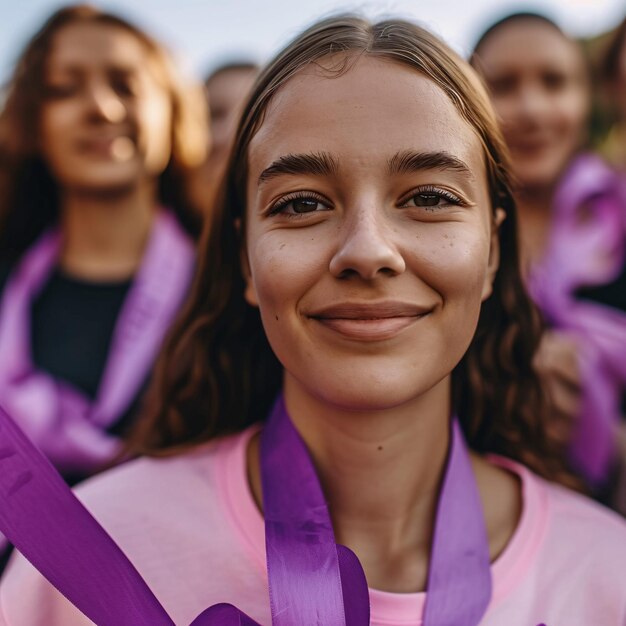 Foto día mundial del cáncer esperanza juvenil