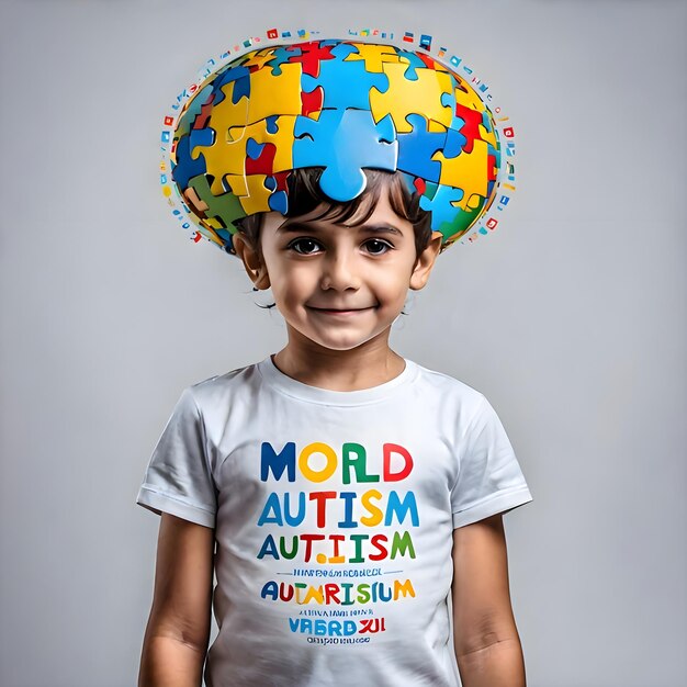 Foto día mundial de concienciación sobre el autismo