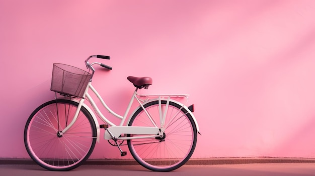 Foto dia mundial da bicicleta com bicicleta verde generative ai