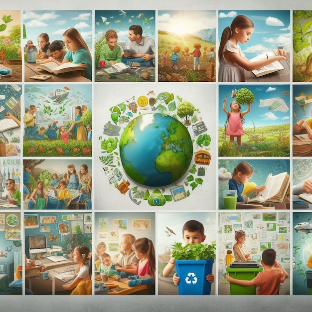 Dia Mundial da Educação Ambiental Dia da Educação Ambiente Ambiente Verde