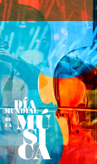 Dia Mundial da Música Composição com instrumentos de cordas