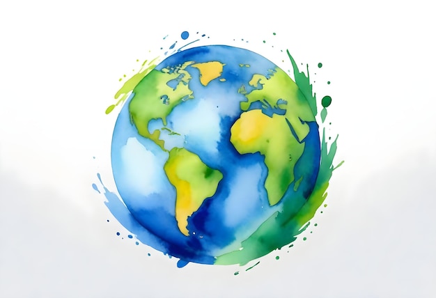 Dia Mundial da Terra conceito globo terrestre símbolo de proteção ambiental conceito do Dia da Terra