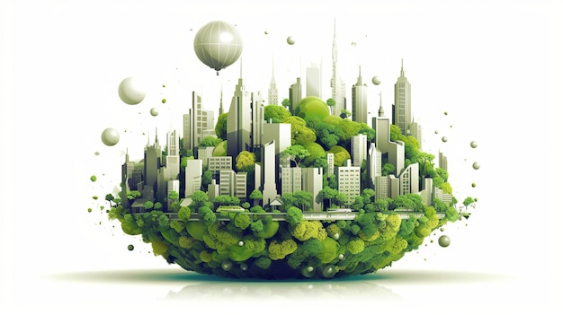 Dia Mundial do Meio Ambiente Cidade verde na Terra Globo Dia da Terra Cidade verde