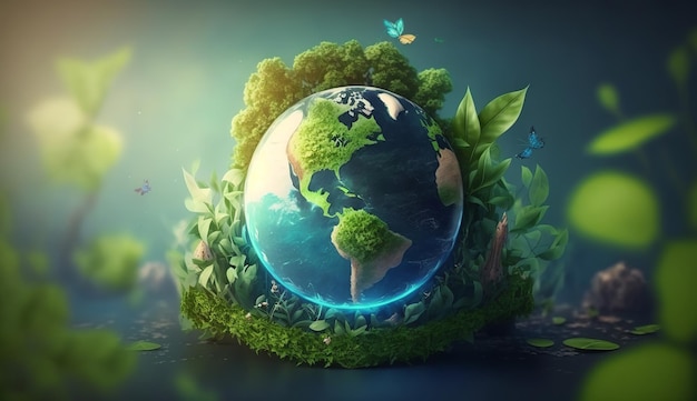 Dia Mundial do Meio Ambiente Importância de proteger a natureza Meio Ambiente Dia Mundial da Terra Generative Ai