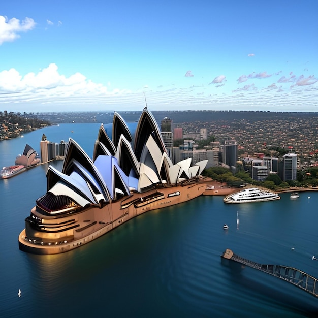 Dia Mundial do Turismo Sydney Harbour Bridge Opera House na Austrália