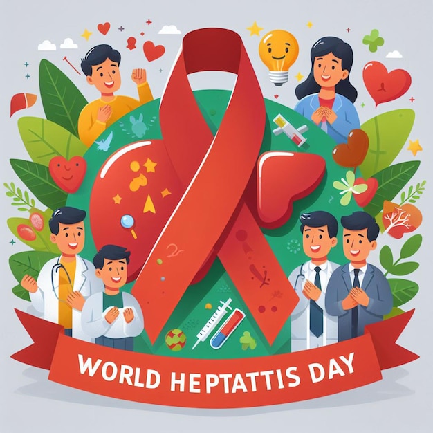 Foto día mundial de la hepatitis